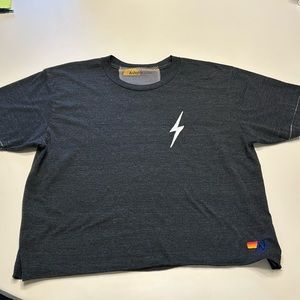 Aviator Nation cropped T-shirt